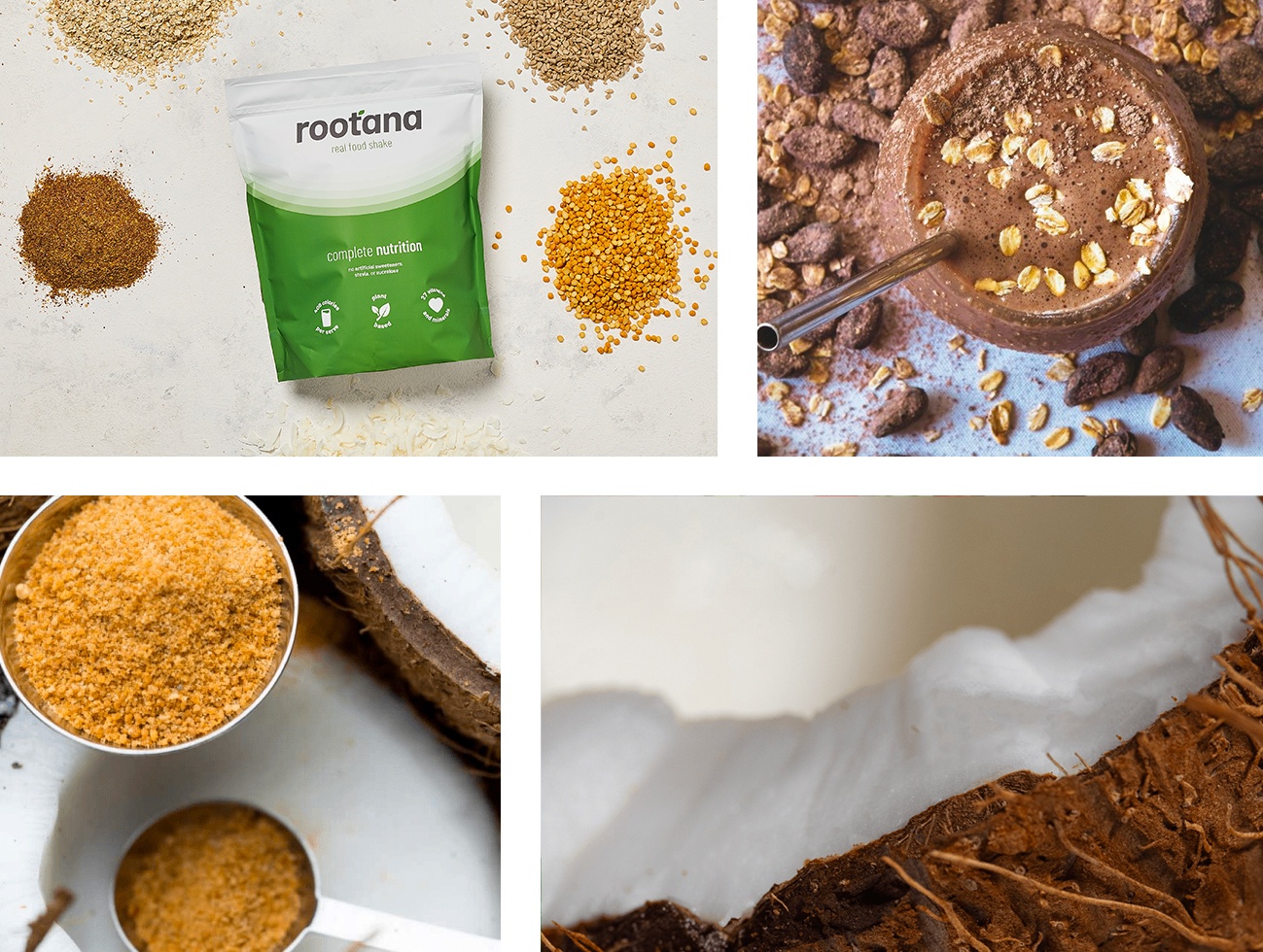 Rootana products and ingredients